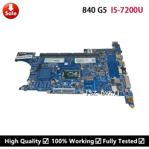 For HP EliteBook 840 G5 850 G5 Laptop Motherboard i5-7200U L15514-001 L15514-601 6050A2945601-MB-A01 Mainboard