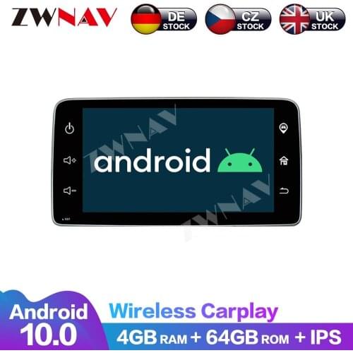 DVD Player Audio Radio Carplay Car Touch Screen 8 Core Android 10 64G Multimedia Navigation For Mercedes Benz Smart 2015-2017