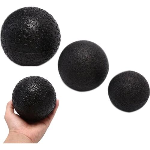 Fitness Round EPP Hand Massage Ball Training Grip the Ball Portable Physiotherapy Ball Gym Sport Ball Massager Roller Black