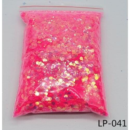 50g /Bag Mxi Size Holographic Chunky Glitter Face Body Eye Hair Nail Sequins 12 Colors Nail Glitter Sequins Flakes Decoration