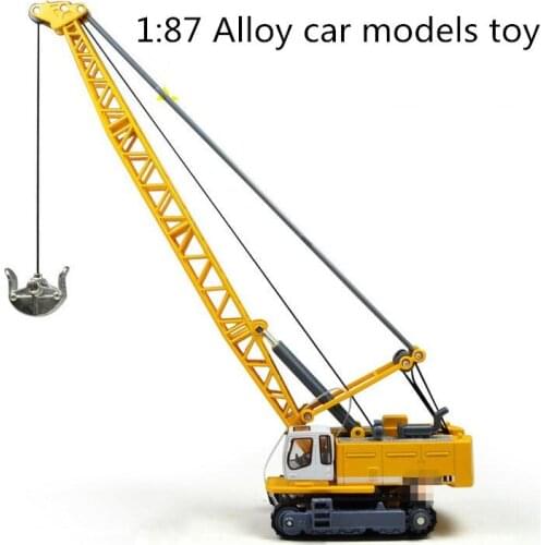 Hot sale !1 : 87 glide alloy construction vehicles toy model,Cable excavator truck model,Free shipping, Baby educational toys