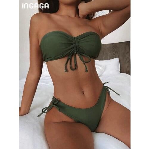 INGAGA Swimwear With Ruffles