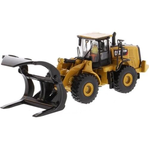 DM 1/87 HO Caterpillar Cat 972M Wheel Loader With Log Fork Diecast Model #85950