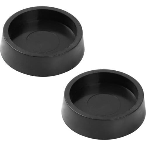 2 Furniture Caster Cups Chair Table End Caps Legs Protectors Anti Slip Feet Pads Round Rubber Foot Plug Cover Anti Vibration Mat