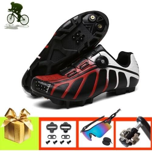 Cycling Mountain Bike Shoes MTB Sneakers Add Cycling Senakers Men Footwear self-locking breathable Racing Bicycle Riding shoes