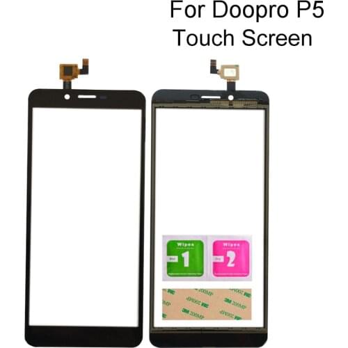 Mobile Touch Screen For Doopro P5 / P5 Pro Touch Front Digitizer Glass Sensor Touch Screen Digitizer Panel Tools 3M Glue
