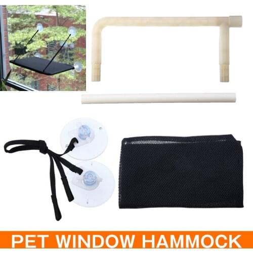 Pet Cat Window Seat Mount Bearing 10kg Window Hammock Lounger Mat Resting Bed Suction Cup Mount Seat Perch Bed