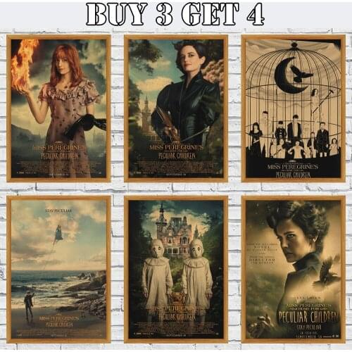 Miss PeregrineS Home For Peculiar Children Kraft Paper Poster Wall Paint Living Room Abstract Home Decor
