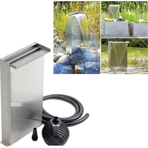 Garden fish pond landscaping waterfall device,stainless steel waterfall nozzle,water curtain wall decoration landscape fountain