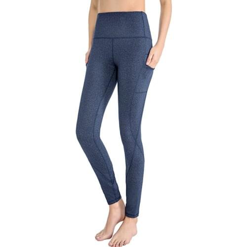 Yoga Pants with Pocket Womens Sports Leggings Fitness Pilates Exercise Training Active Wear High Elastic Tight Gym Legging