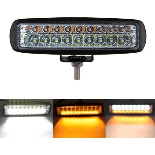 ECAHAYAKU Slim Led Light Bar 6'' 54W Work Light 12V Daytime Running Light Combo Beam for Off-road 4x4 Trucks Motorcycle Boat ATV
