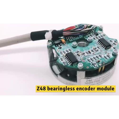 Ultra thin rotary encoder Z58 optical encoder Module Incremental Sensor bearingless 15mm thickness for robot arms application