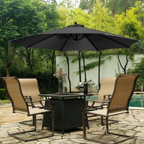 3 Meters Waterproof Outdoor Parasol Cloth Fabric Parasol Banana Cantilever Garden Patio Parasol Rain Cover Umbrella Cover