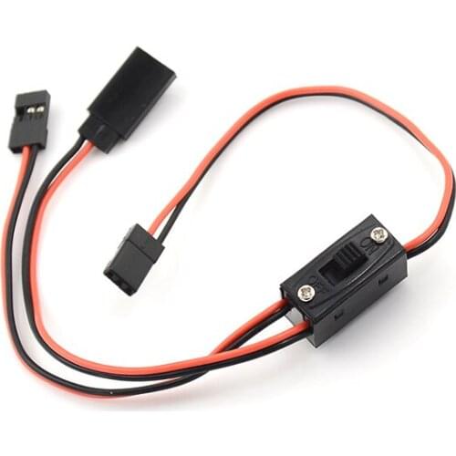1pcs On/Off Control Receiver Power Switch Three Interfaces RC Switch Receiver Battery With JR Lead Connectors And Charge Lead