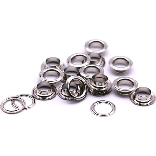 50sets/pack(Outer diameter)16.5mm (internal)10mm (high)5mm wholesale Flat side eyelets button for fashion metal