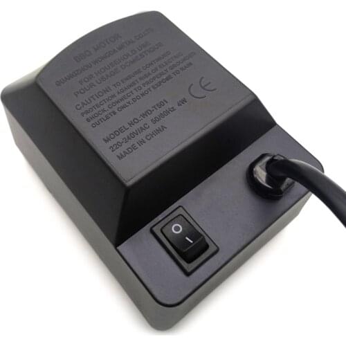 Electric Barbecue Rotisserie Motor Universal BBQ Grill 2.5-3rpm Rotary Speed