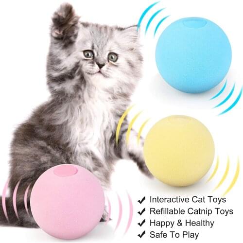 Cats electronic toy Animal Sound Interactive Ball Catnip Squeaky cat Toy Stuffed Toys