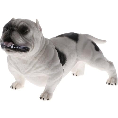 Animal Figurine American Bully Pitbull Figure Dog Model Kids Children Educational Toy Home Collectibles Decor Ornaments