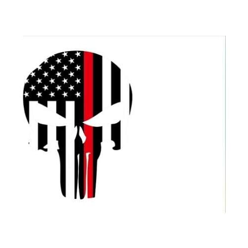 American stars stripes skull head flags white color 3x5ft printing with red line custom any design banner