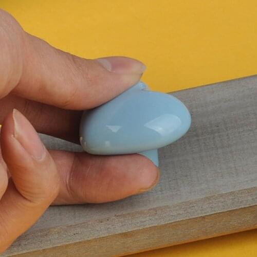 Heart Shaped Ceramic Kitchen Cabinet Cupboard Knobs Door Bin Handle Pull Knob