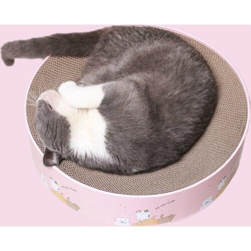 Cat Scratching Board Cat Scratcher Toy Cat Toys Claw Grinder Corrugated Paper Wear-resistant Scratcher Cat Supplies Cat Toy