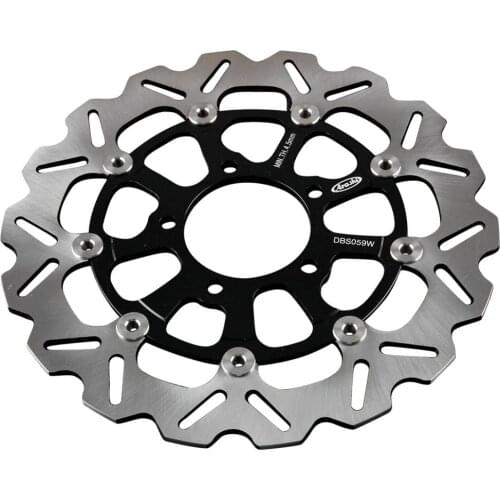 LUCKMART Front Brake Rotors Disc and Pads Kit for Kawasaki NINJA ZX10R ABS 2011-2015 Motorcycle Replacement Accessories Black