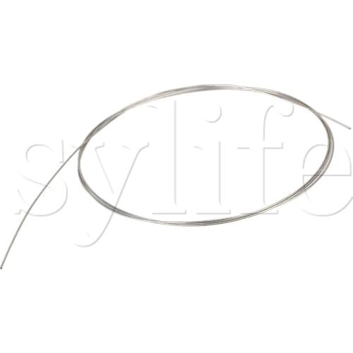 Silver Tone 3.28Ft Piano Music Wire 14# Musical Instruments Accessories