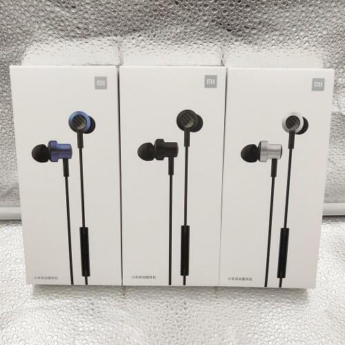 Xiaomi Mi CC9 Note 10 Pro Bass In-Ear Earphone 3.5mm Eadphone With Mic Wire Control Dual Driver For Redmi Note 9S 8T POCO X3 NFC