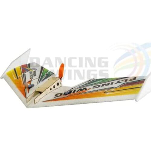 Durable Remote Control Foam Airplane Kit 600mm Rainbow Flying Wing Model for Beginners