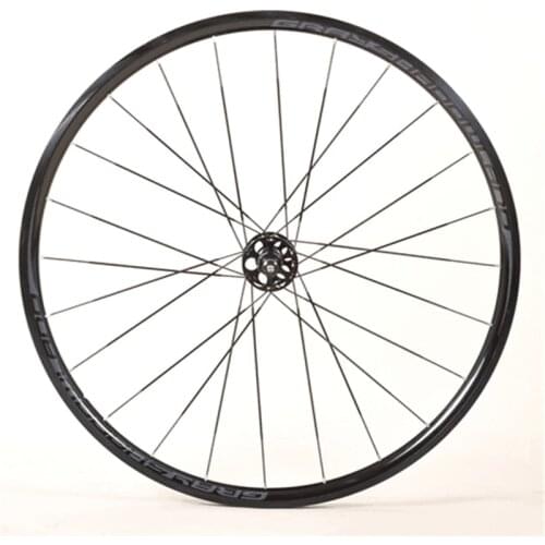 GRAY Phantom Bicycle Wheel Group 700C 24 Holes Mute Bearings Rim Set Lightweight Fixed Gear Racing Flat Spokes Wheelset