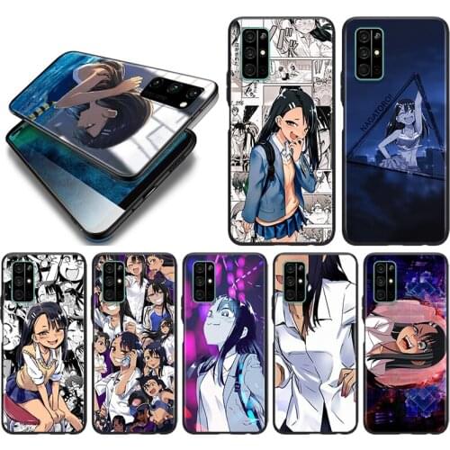 Nagatoro San Anime Silicone Cover For Huawei Honor 10i 10 9C 9A RU 9X 9N 9S 9 Pro Lite Play 3E V9 Black Phone Case