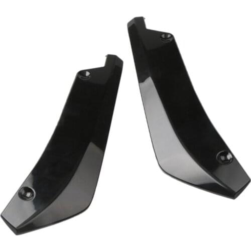2Pcs Car Black Rear Bumper Lip Wrap Angle Protecter Fit For BMW F30 F31 F32 F33 F22