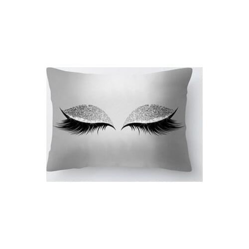 1 PC 30 x 50 cm Fashion Polyester Pillow Case Printed Decorative Throw Pillows Waist Lumbar Striped Marble Texture