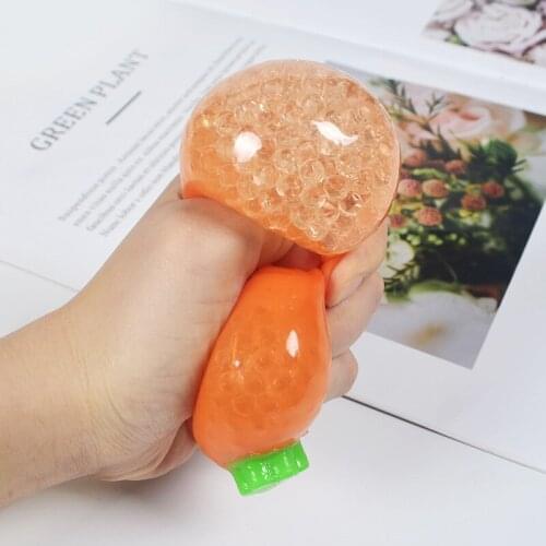 1pc Large Squeeze Rising Carrots Pressure Reliever Funny gadget Squishy Soft Cute Venting toys Decompression Relief Kids gift