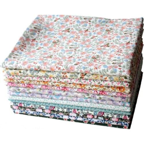148x50cm Fresh Soft Small Floral Cotton Sewing Fabric Making for Dress Diy Decoration Home Cloth