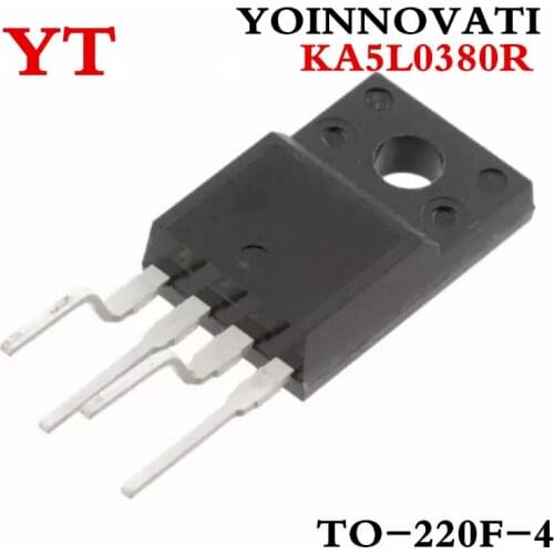 5PCS/LOT IC 5L0380R KA5L0380R IC FPS PWR SWITCH SMPS TO-220F-4 5L0380