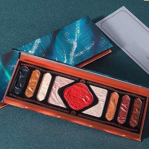 9-color Aviary Face Phoenix Embossed Eye Shadow High-gloss Pearl Matte Nude Long Lasting Powder Shadow