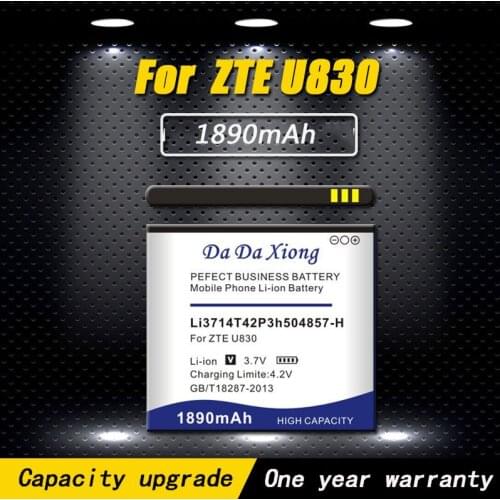 1890mAh Li3714T42P3h504857-H Battery for ZTE Beeline smart 2 V808 U880S U812 V788D U830 N788 U788 N789 N799D Phone battery