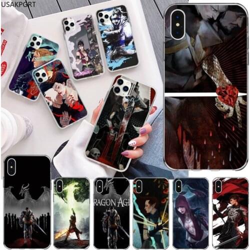 Dragon Age Phone Case for iphone 12 pro max 11 pro XS MAX 8 7 6 6S Plus X 5S SE 2020 XR cover