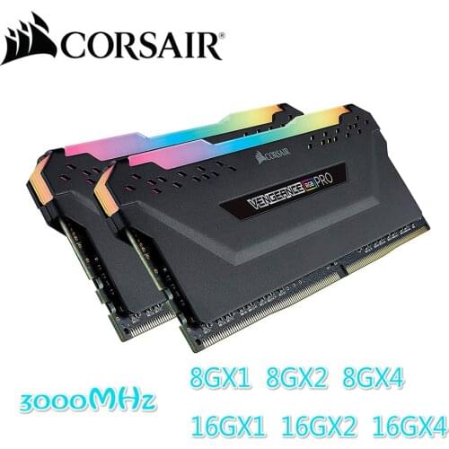 CORSAIR RGB Pro RAM DDR4 8GB 16GB(8*2) 32GB(16*2) 3000Mhz 3200Mhz 3600MHz DIMM Memory RGB Pro Disktop RAM Memory Kit