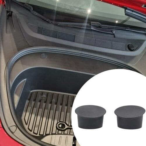 For Tesla Model 3 2021 Front Trunk Storage Box Screw Protection Cover 2PCS Front Trunk Hook Protection Cover Car Accessories