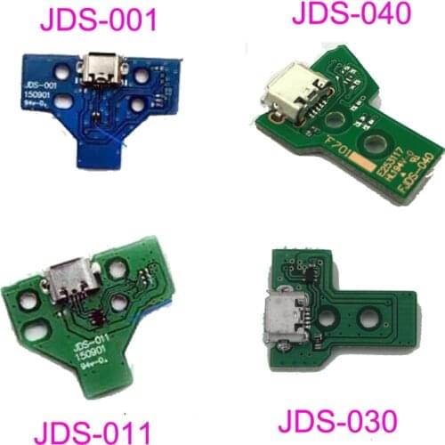 JDS 011 001 030 040 055 Micro USB Charging Port Socket USB Charging Board For Playstation 4 PS4 Slim/Pro DualShock 4 Controller