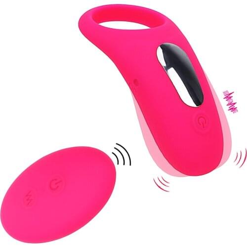 Penis Ring Delay Ejaculation Clit Stimulator Sex Toys for Men Couple Vibrating Cock Ring 9 Speed Clitoris Stimulator