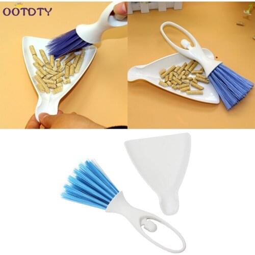 Multifunction Small Broom Brush Dustpan Set Pet Hamster Cleaning Tool Kids Toys apr26_17