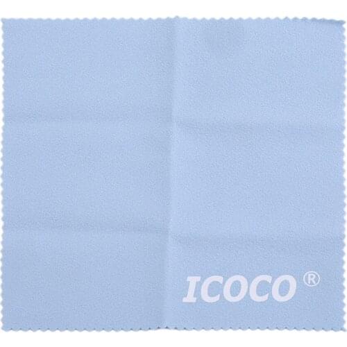 ICOCO Soft Eyeglasses Cleaning Cloth Dual Surface Velvet Sunglasses Camera Duster Cloth Glasses Cleaning Accessory