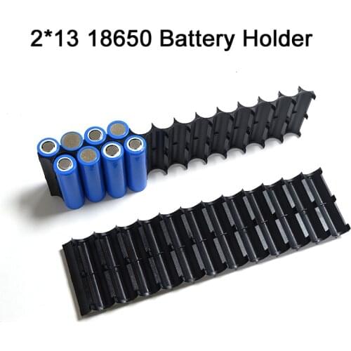 2*13 plastic holder 18650 battery 13P holder ,for 13S 48V battery pack 18650 lithium battery bracket