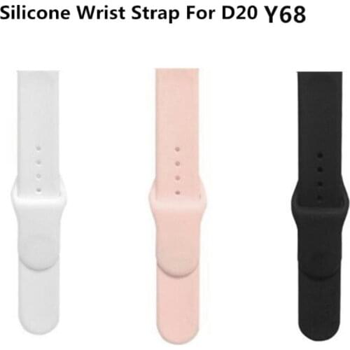Silicone Replacement Durable Strap For Y68 Smart Watch Bracelet D20 Smartwatch Band Y68 Wristband D20 Smartband Y68 Watchband