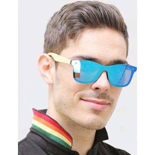 Bamboo Foot Sunglasses Dazzle Color Fashion Polarizer European and American Bamboo Sunglasses Spring Feet Sunglasses Glasses