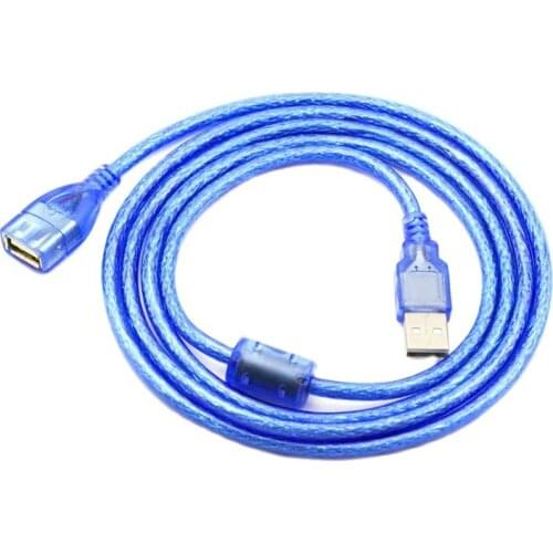 1PC USB cord computer and laptop USB cables 0.5/1/1.5/3m USB 2.0 charging and data cords male to female