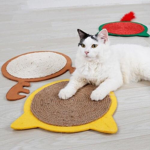 Scratch-Resistant Christmas Pet Cat Scratcher Sleeping Pad Xmas Mat Cushion Climbing Tree Pad Cooling Litter Mat Lounger Pet